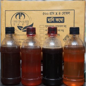 চারটি ভিন্ন ভিন্ন ফুলের মধুর কম্ব অফার